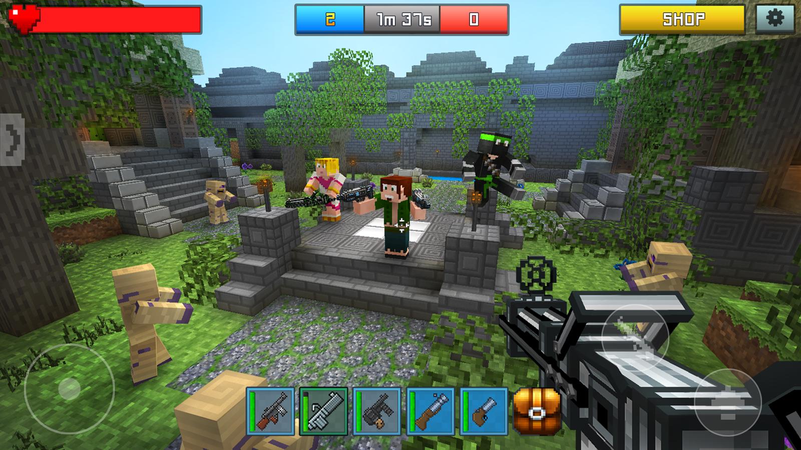 WorldCraft with Hide & Seek and Cops & Robbers