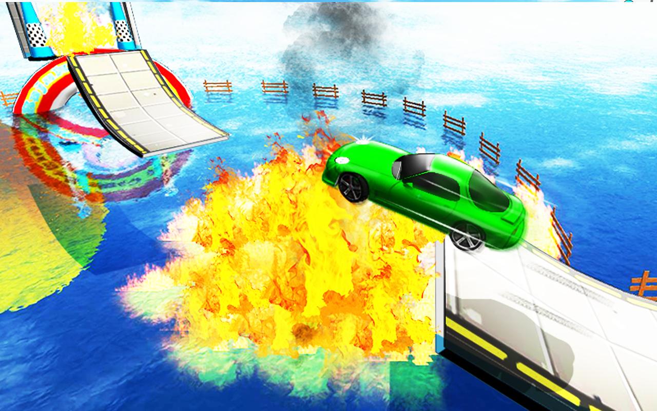 Water Car Stunt