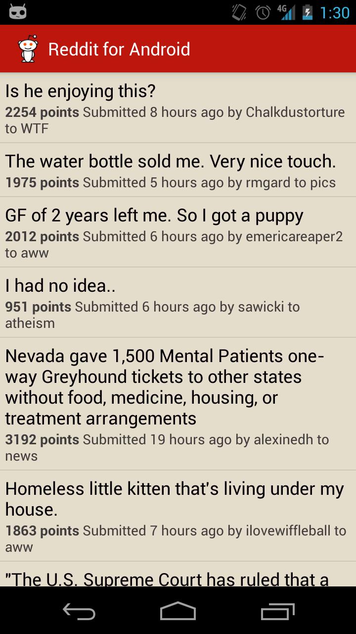 Reddit for Android