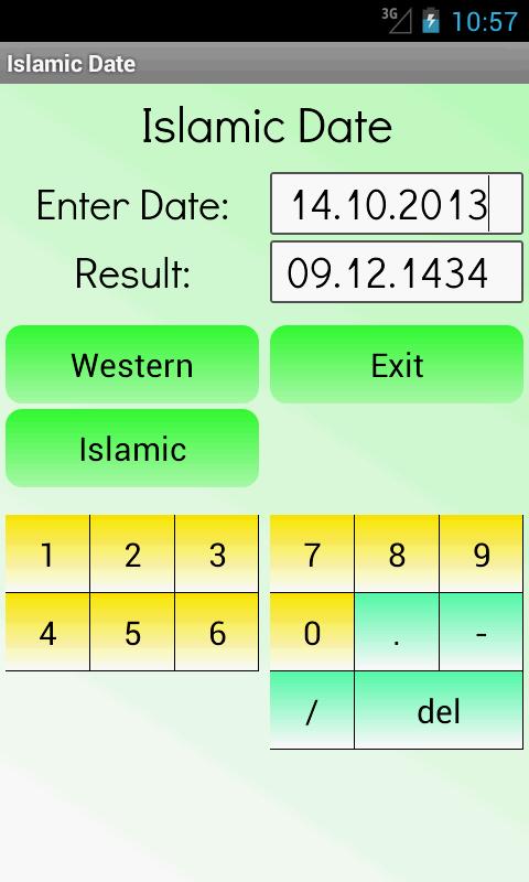 Islamic Date Calculator