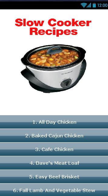 Slow Cooker Recipes