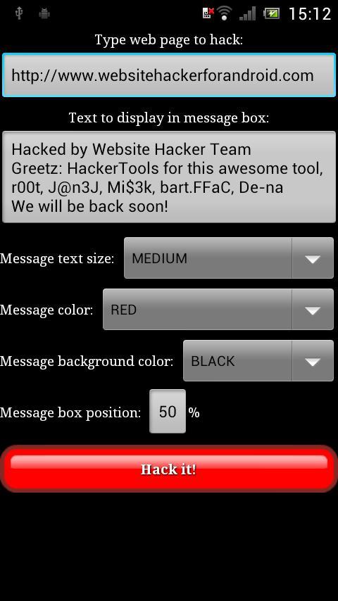 WWW Hacker Prank