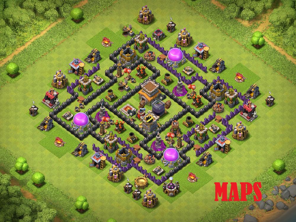 Maps of Clash Of Clans 2017 - New Base COC Layout