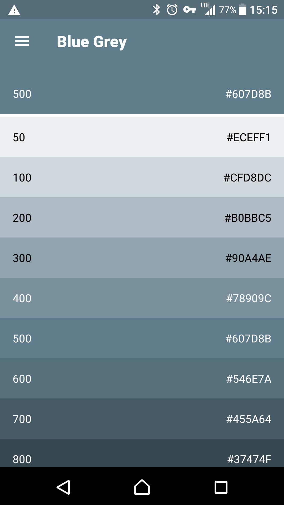 Material Design Color