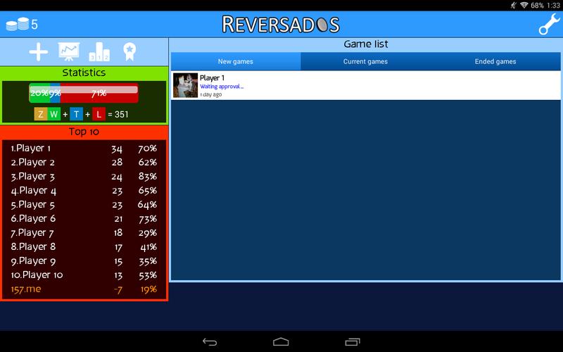 Reversados (online reversi)