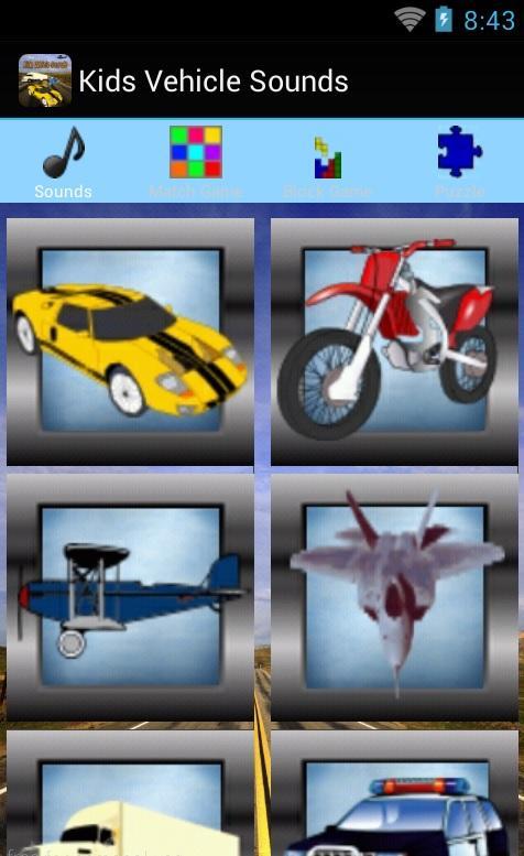 Kids Vehicle Sounds Free