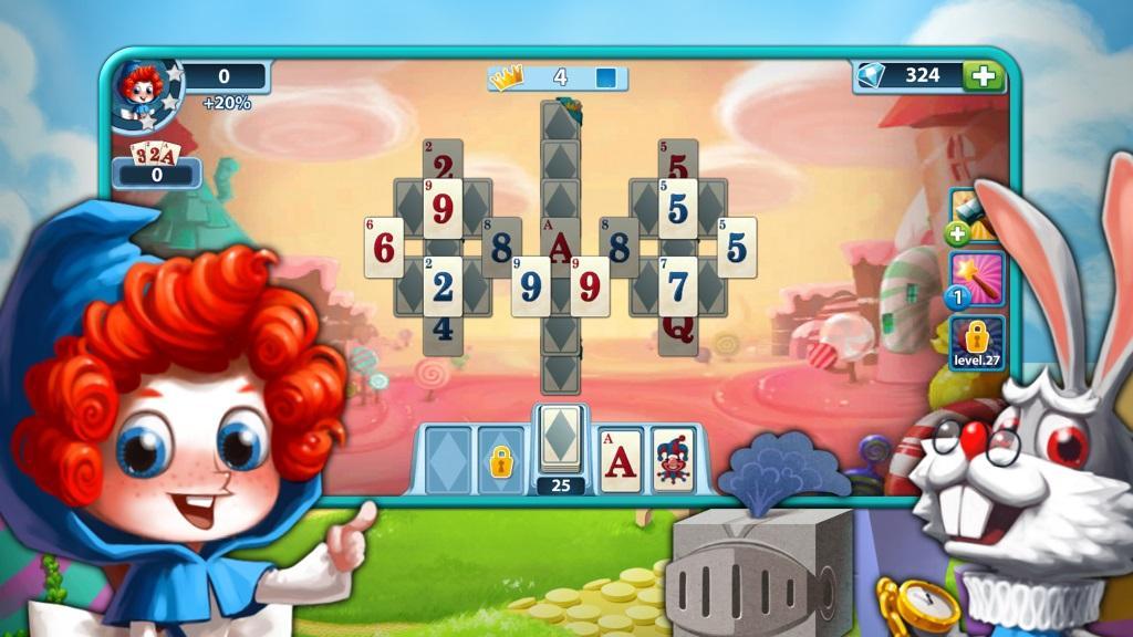 Tripeak scape: Free Play Solitaire Card Game