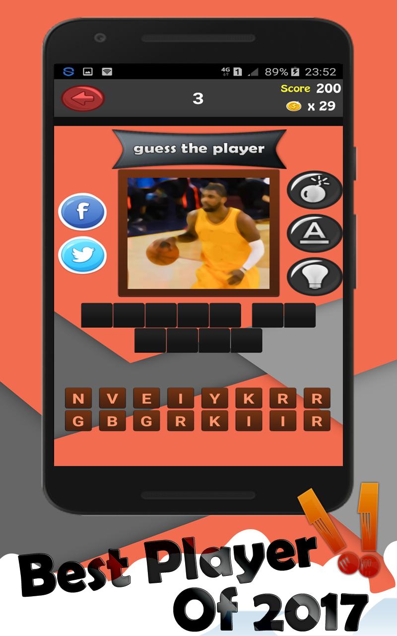 Basketball Player Quiz 2017