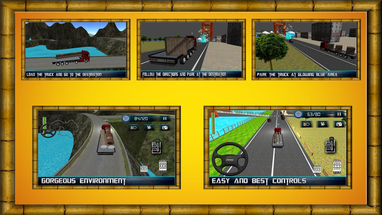 Cargo Truck Driver Mountain