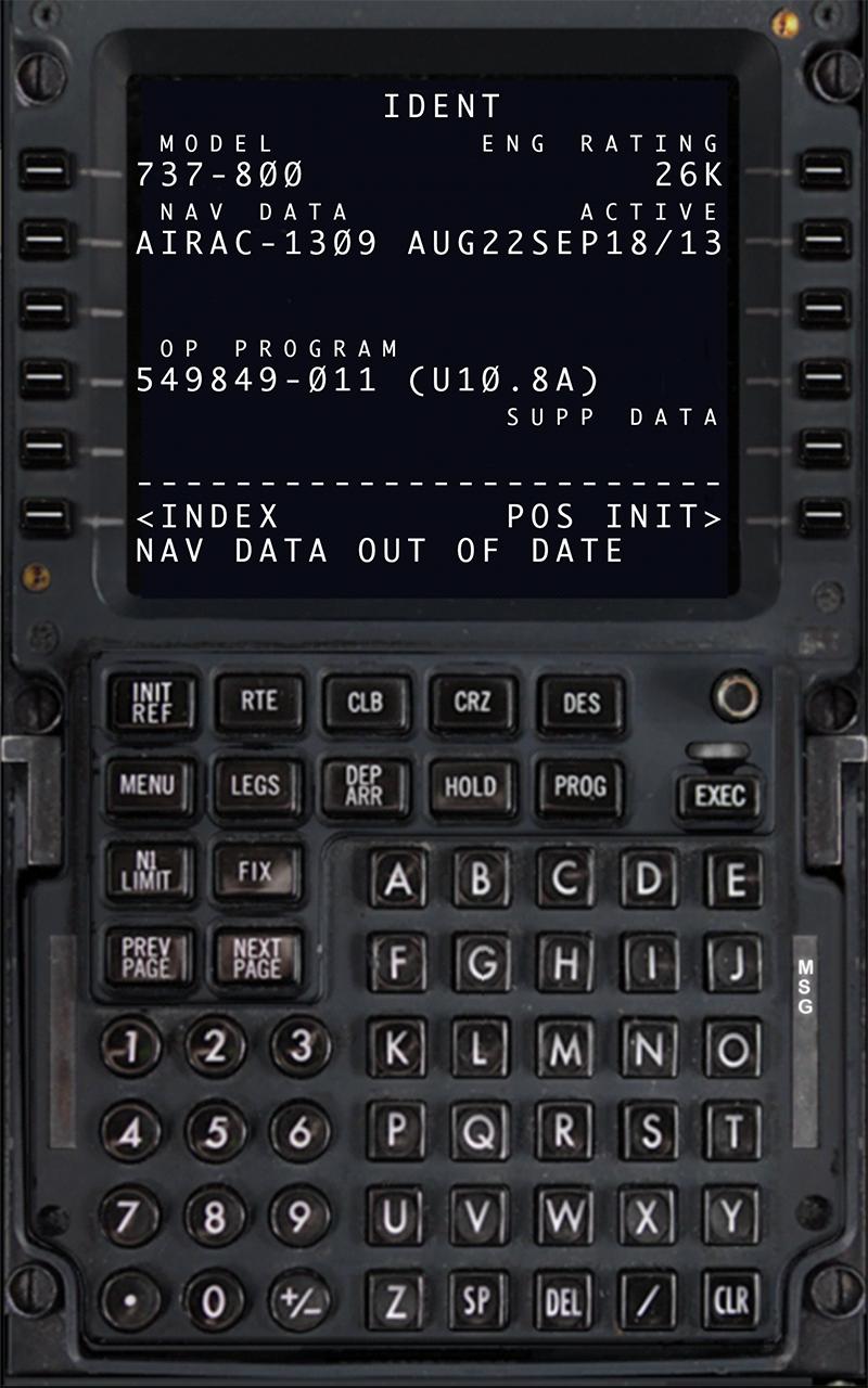PMDG CDU DEVICE