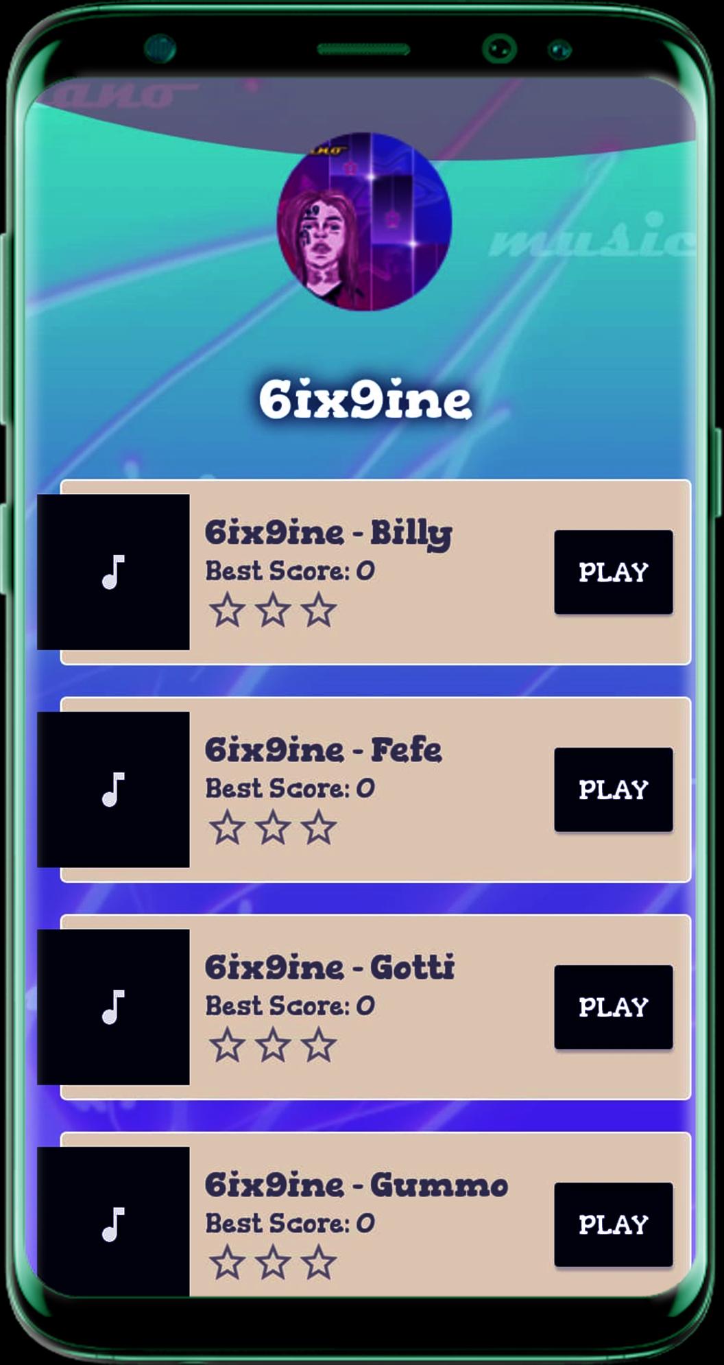 6IX9INE Piano Tiles