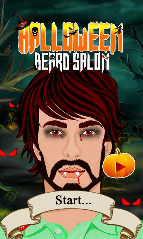 Beard salon haloween games