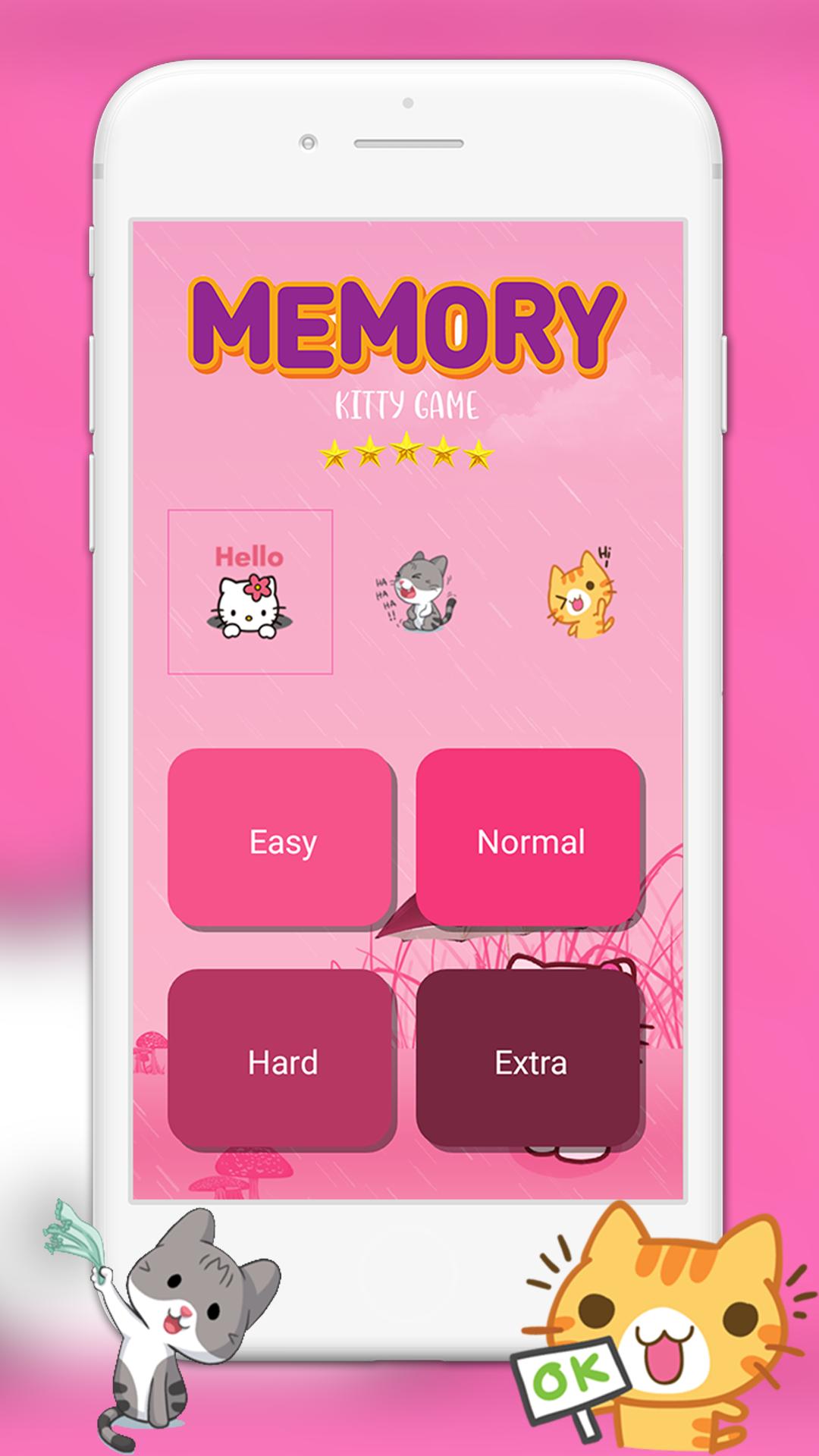 Memory Games: Brain Training With Kawaii Kitty