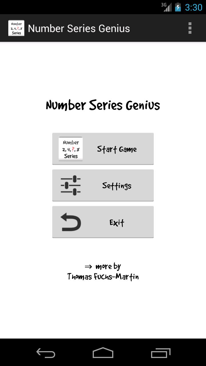Number Series Genius