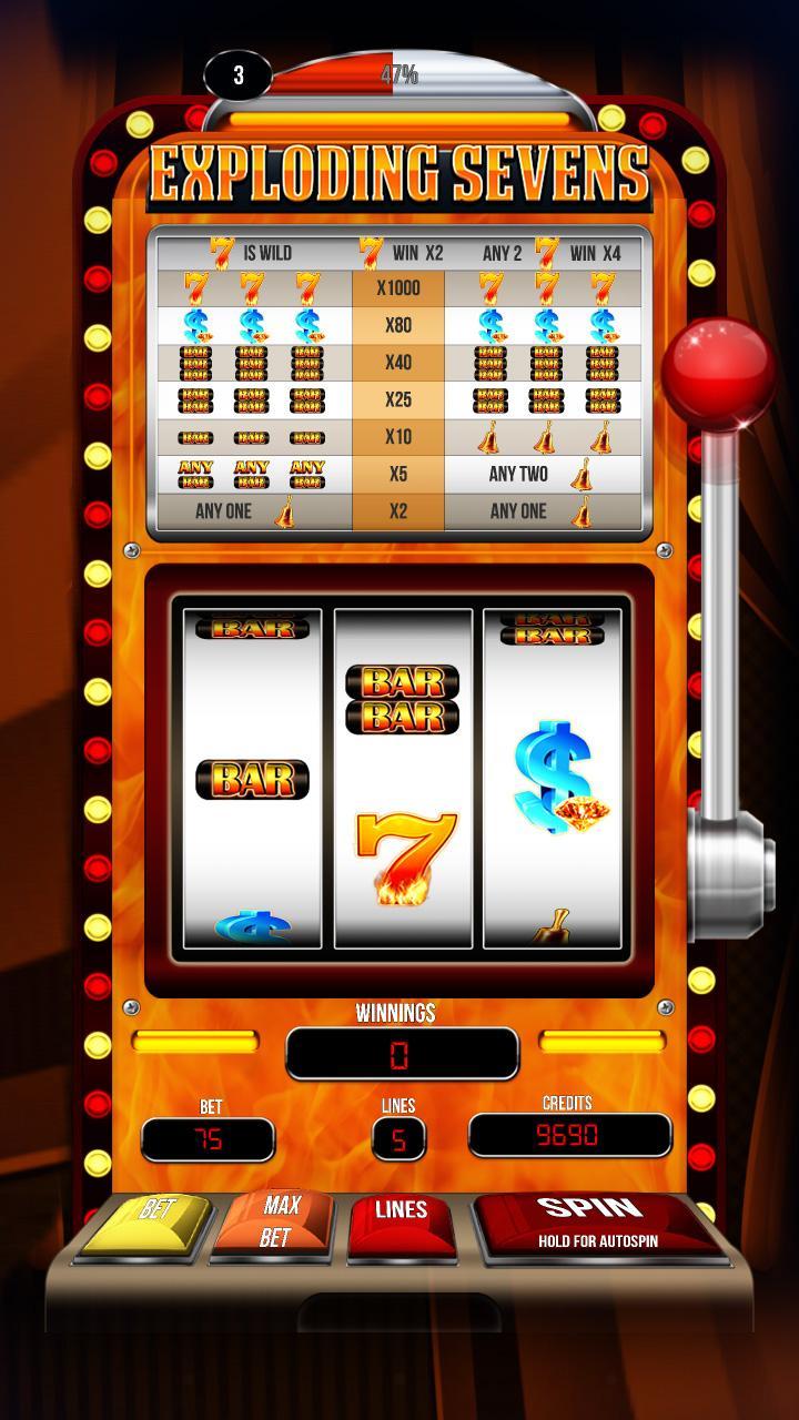 Exploding Sevens Slot Machine
