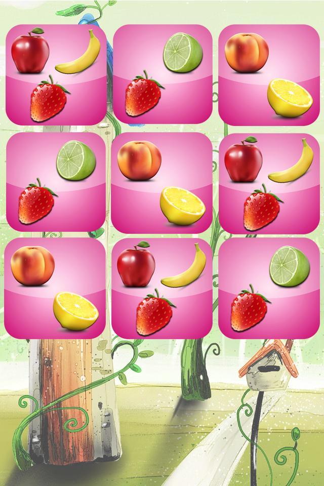Fruit Memory Match Game